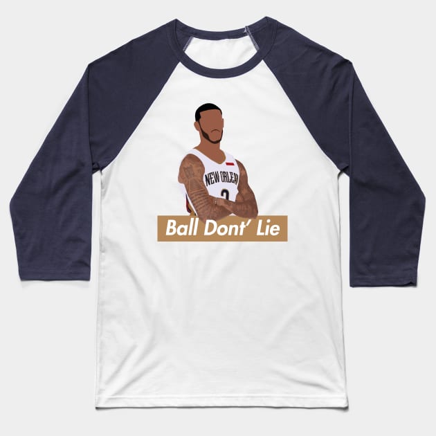 Lonzo Ball Don't Lie New Orleans Pelicans Baseball T-Shirt by xavierjfong